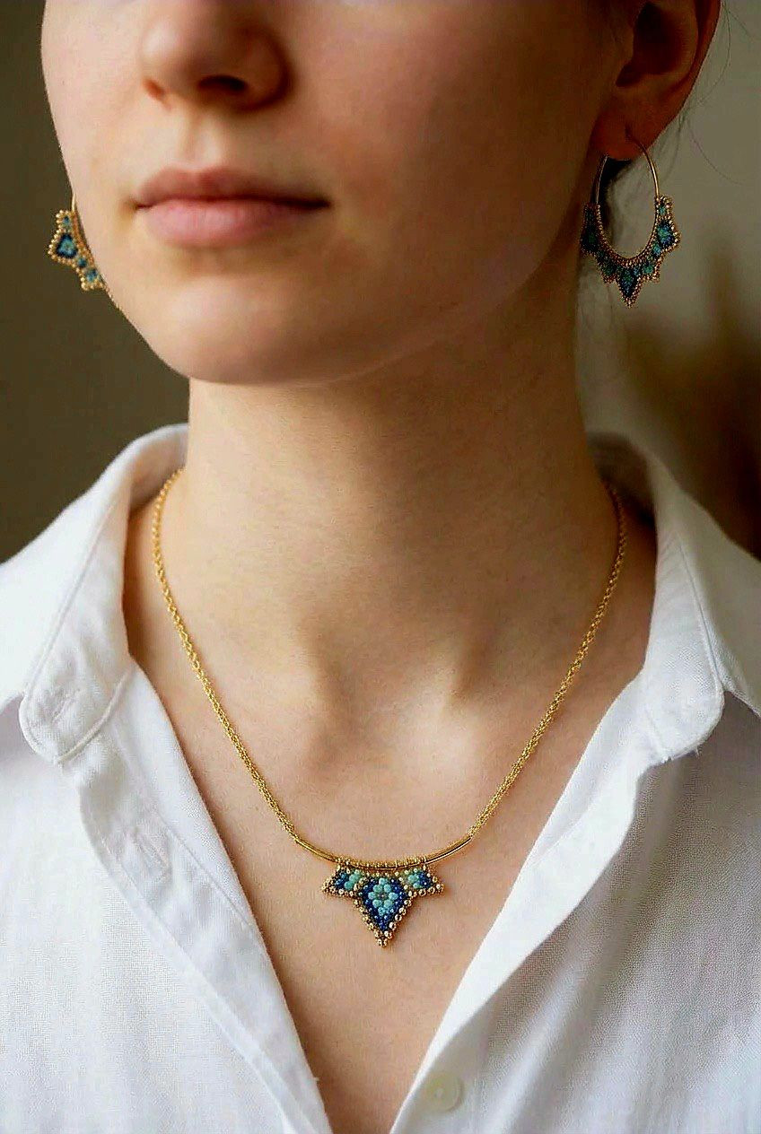 نیم ست طلا و میوکی