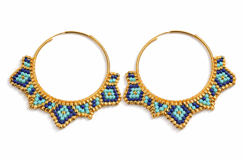 گوشواره اسلیمی ترنج